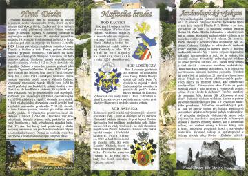 Hrad Divín - informačný leták